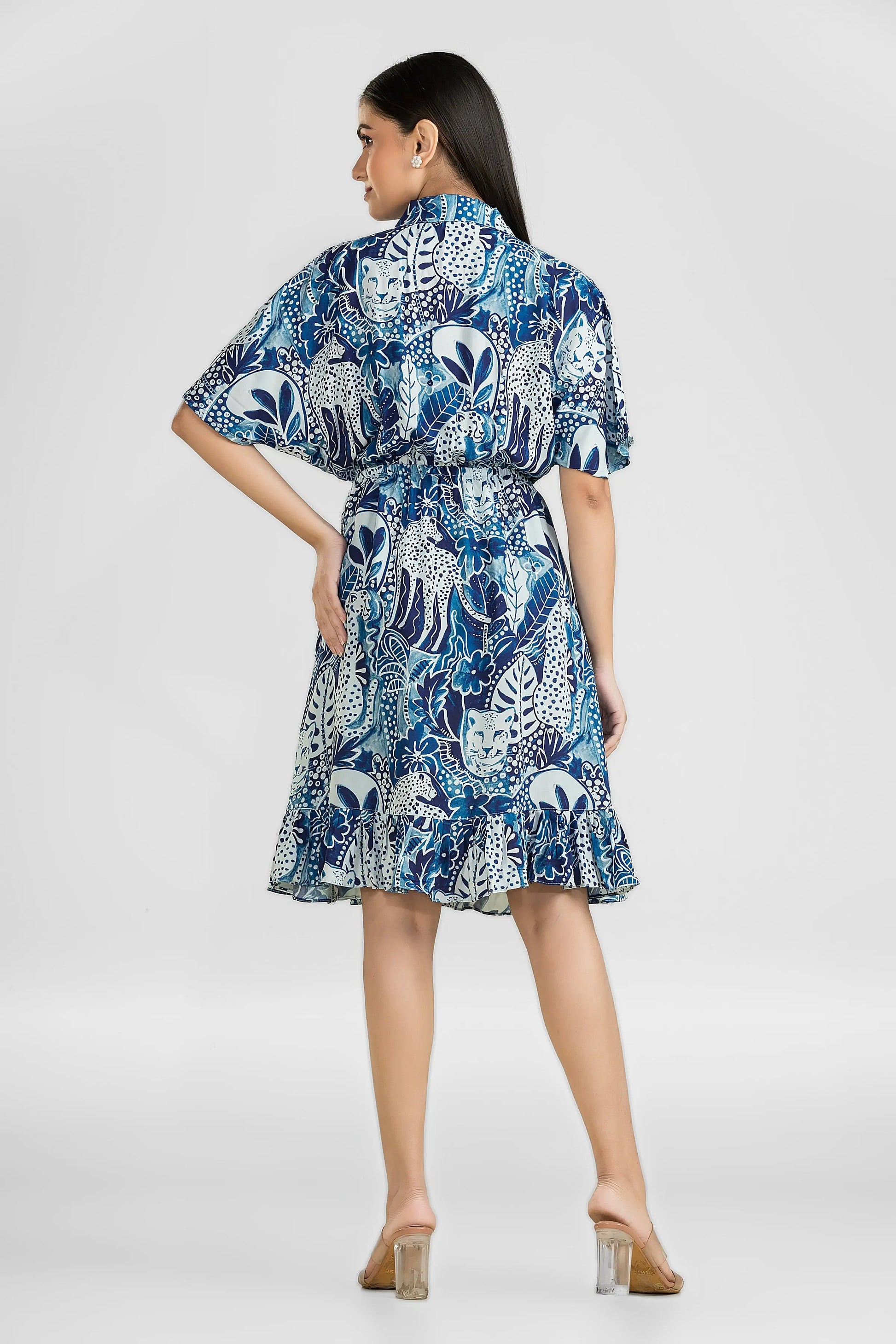 Wanderwild Blue Jungle Dress Wemekko