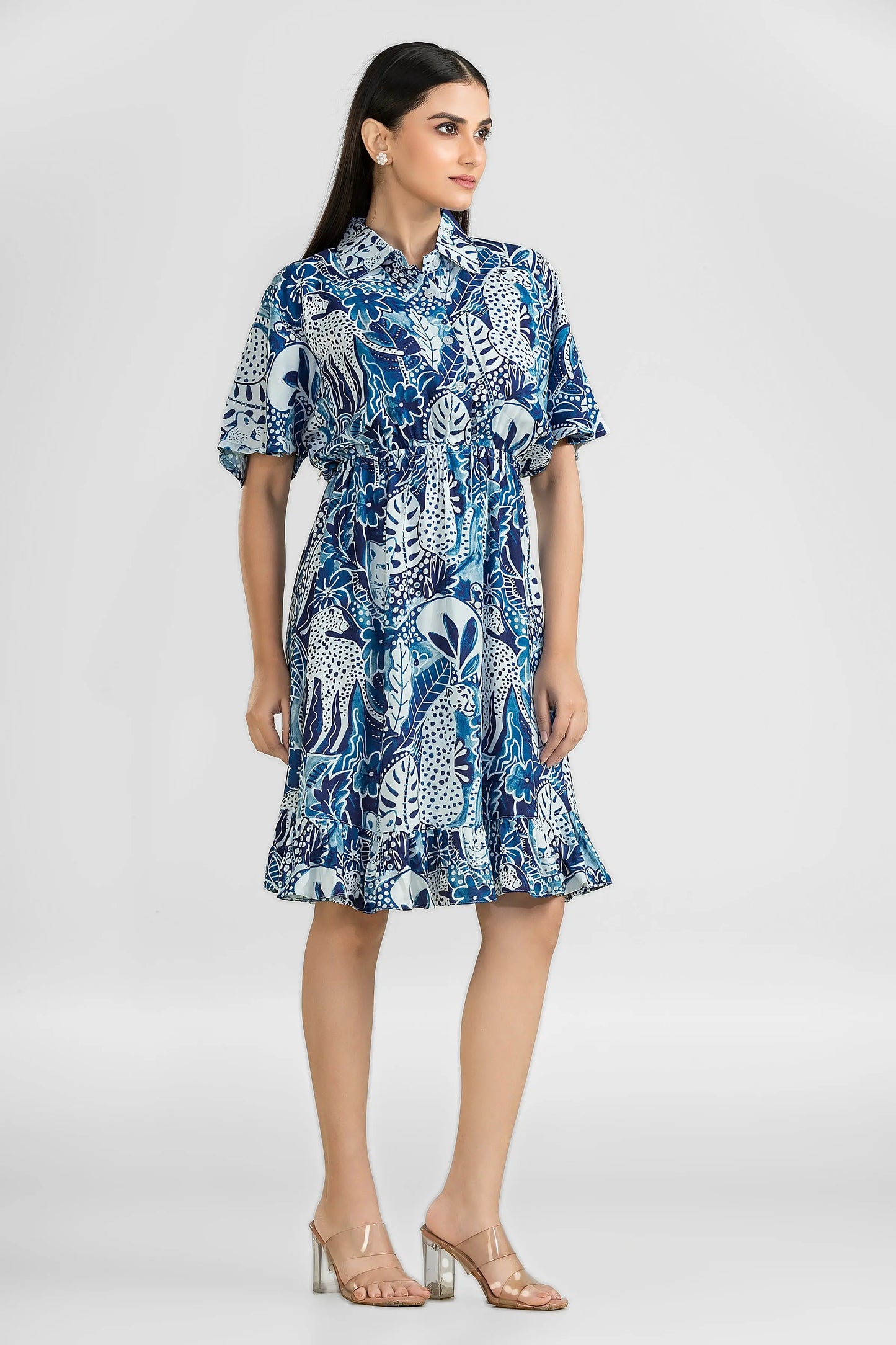 Wanderwild Blue Jungle Dress Wemekko