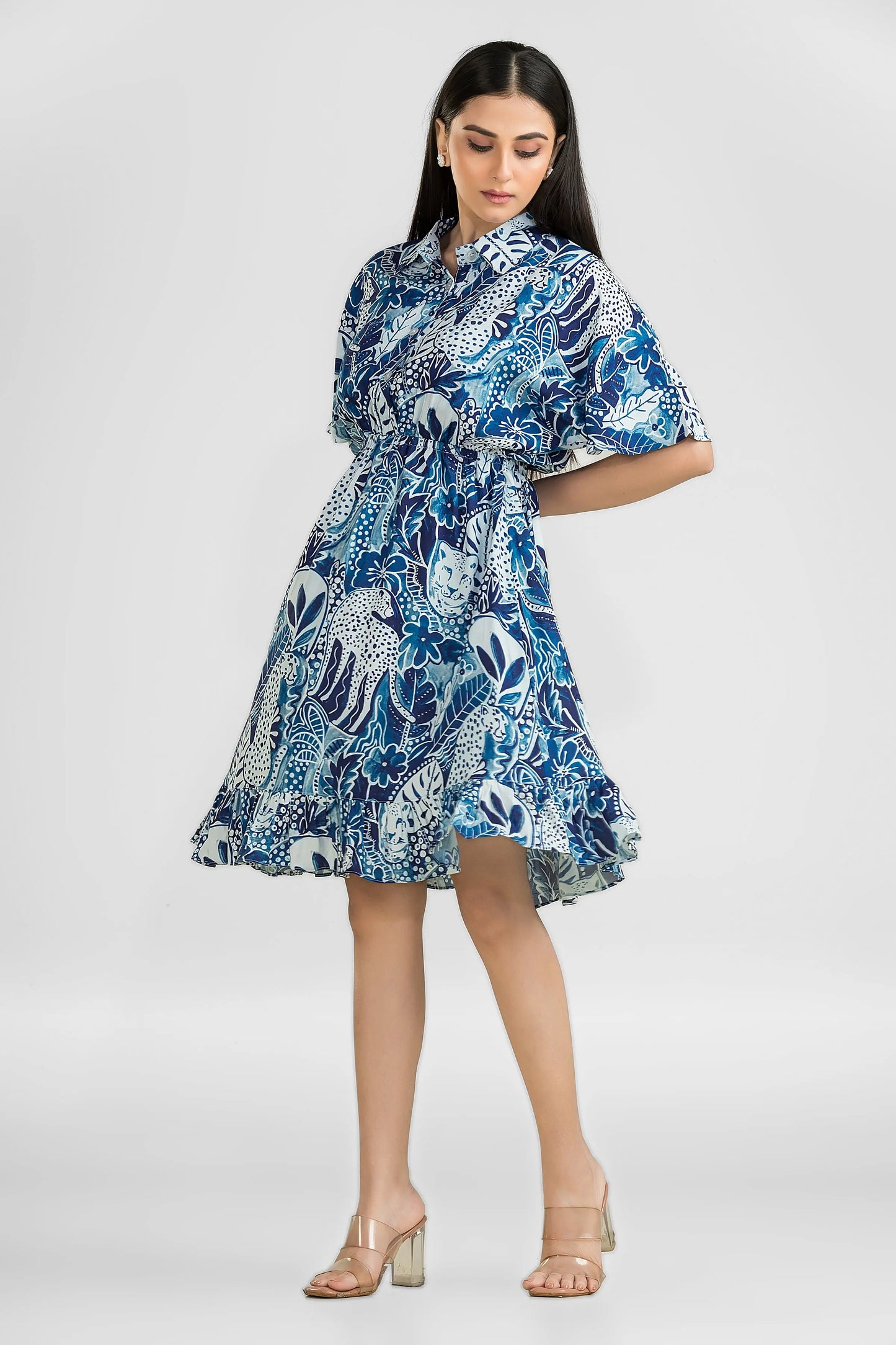 Wanderwild Blue Jungle Dress Wemekko