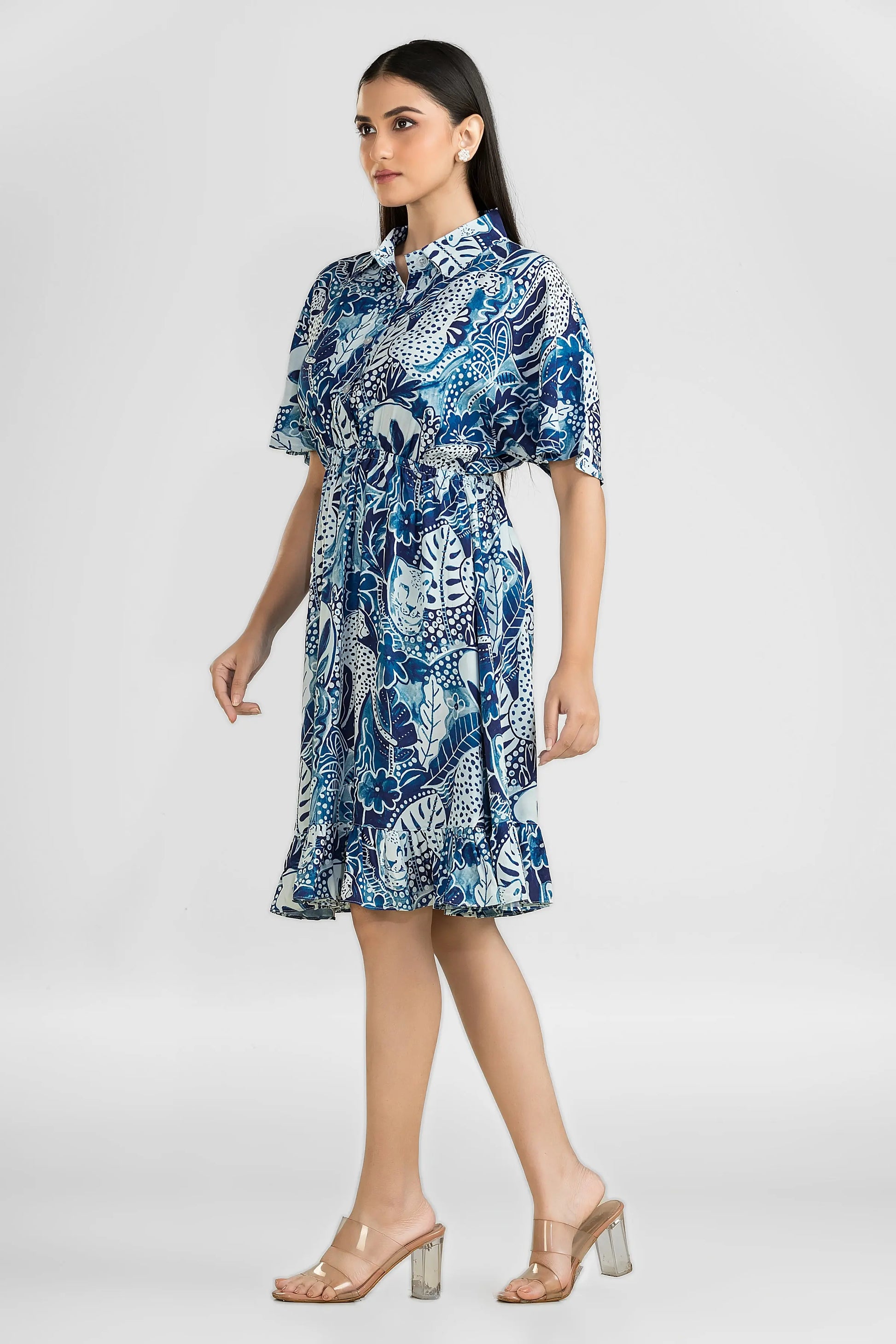 Wanderwild Blue Jungle Dress Wemekko