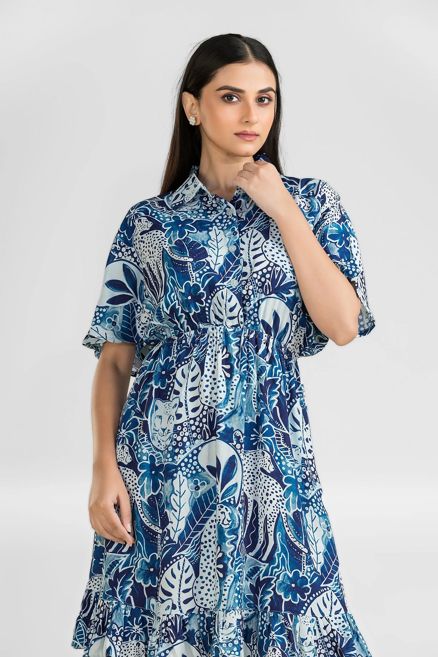 Wanderwild Blue Jungle Dress Wemekko