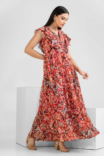 Scarlet Bloom Maxi Wemekko