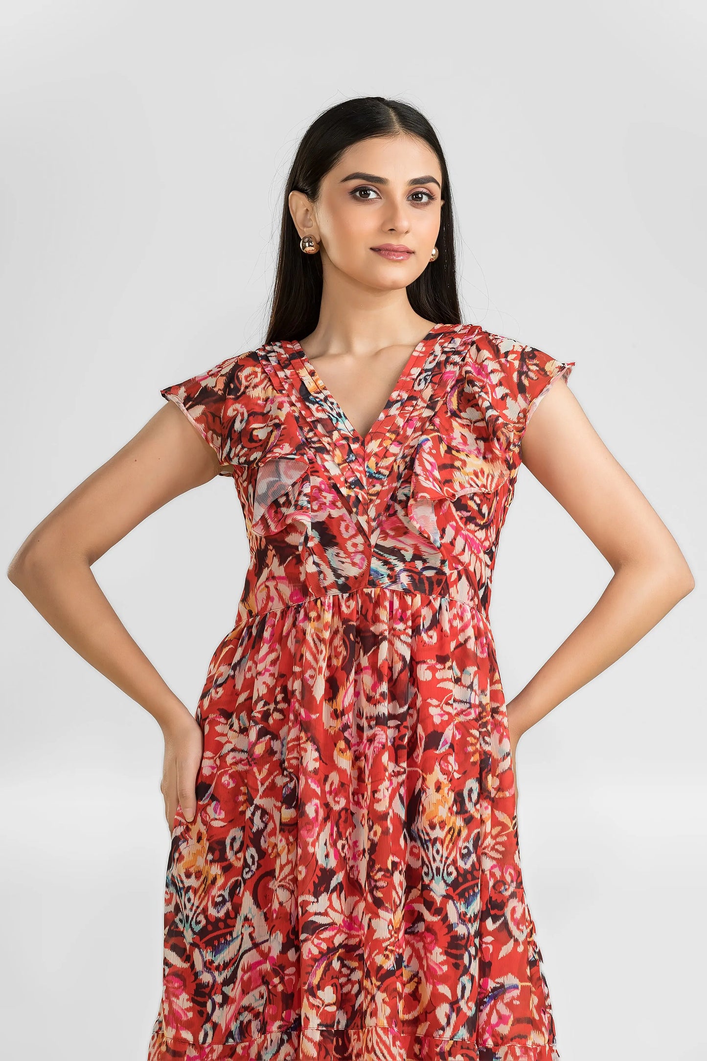 Scarlet Bloom Maxi Wemekko