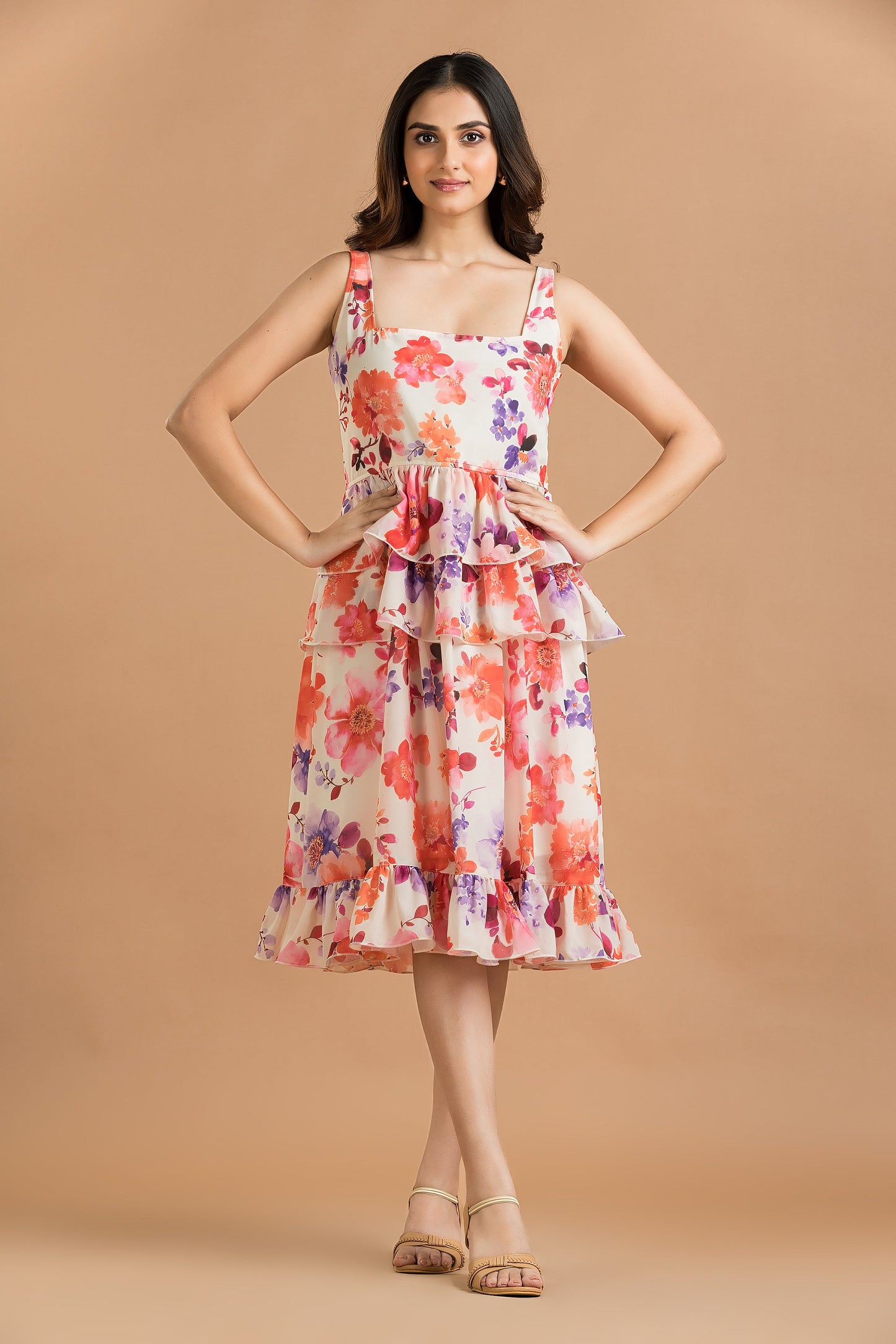 Petal Cascade Dress Wemekko