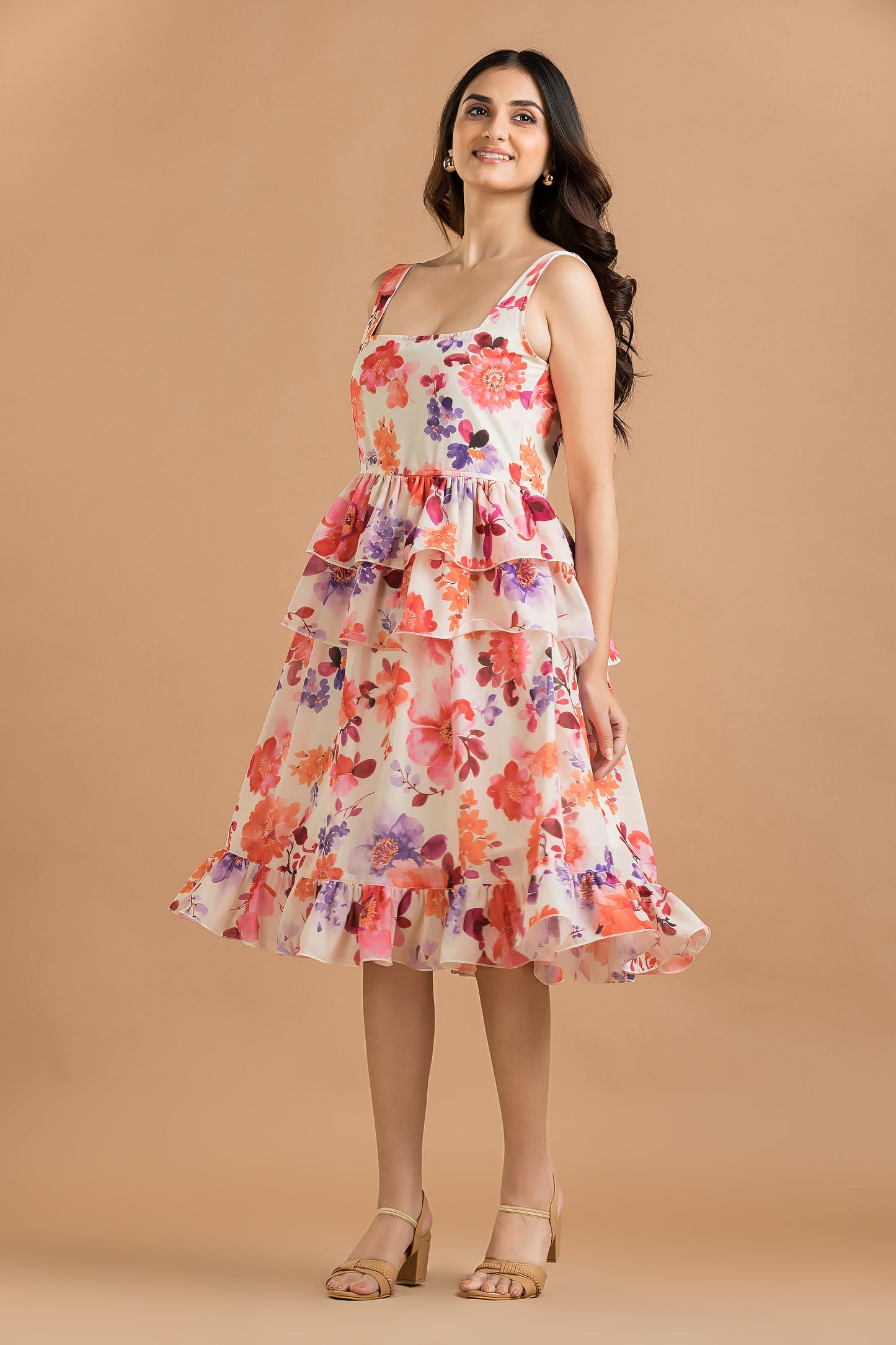 Petal Cascade Dress Wemekko