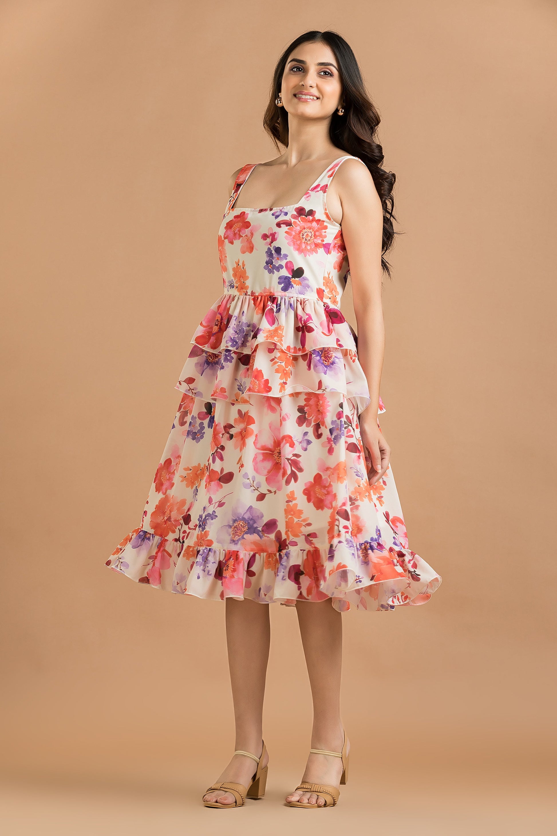 Petal Cascade Dress Wemekko