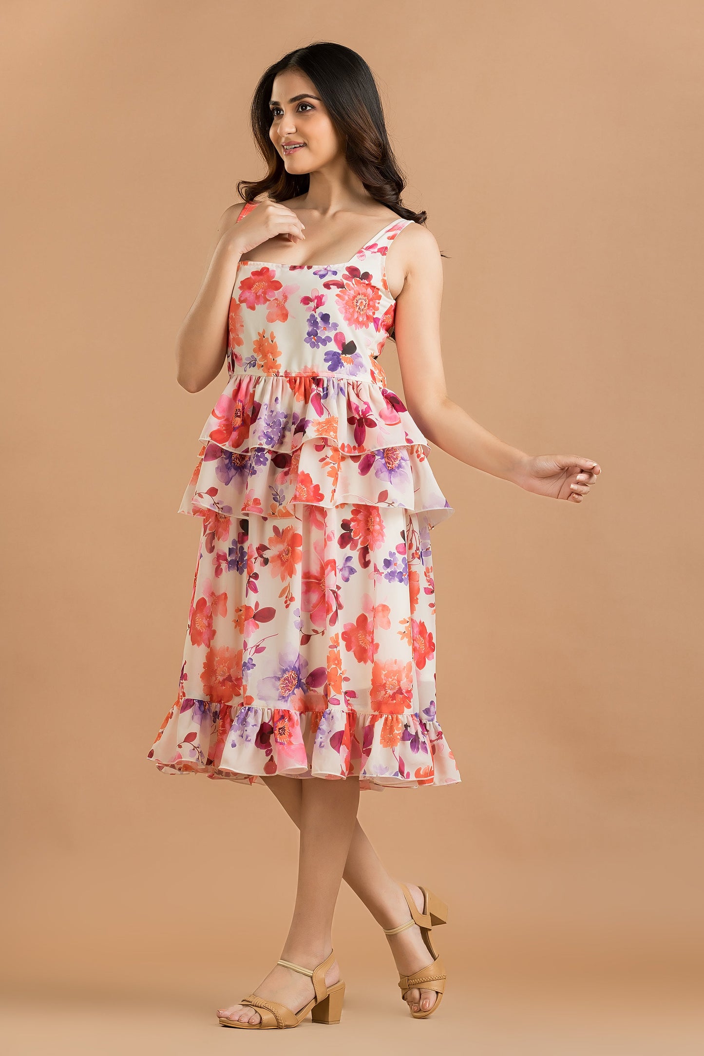 Petal Cascade Dress Wemekko