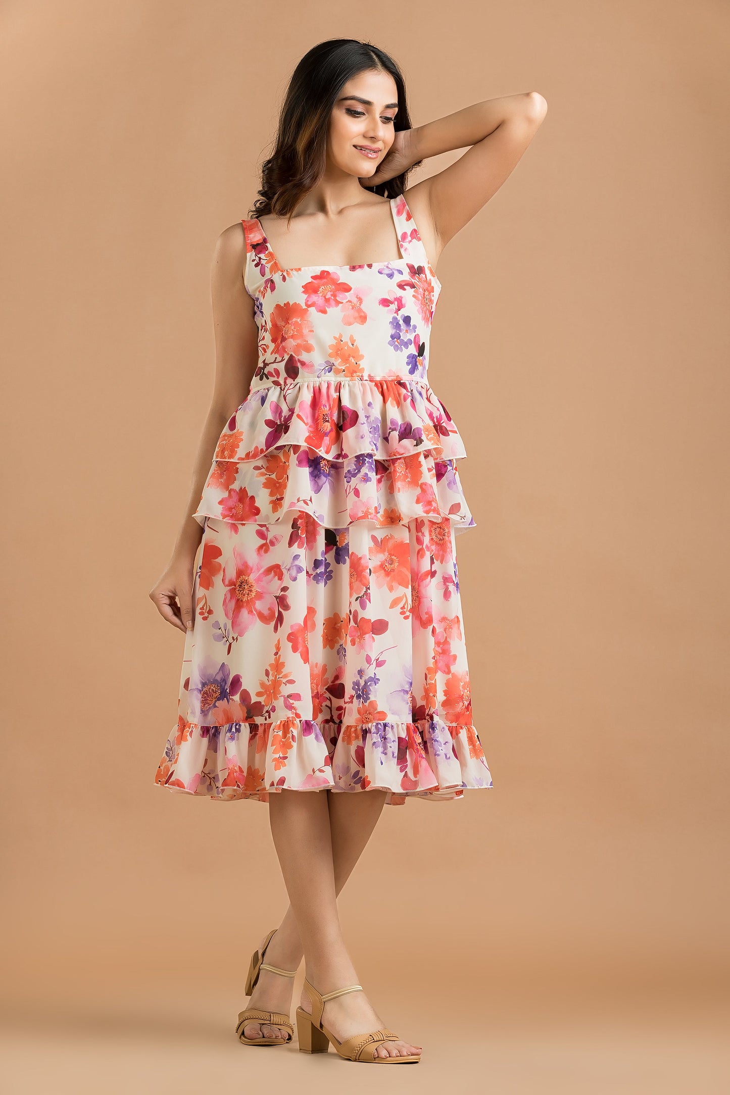 Petal Cascade Dress Wemekko